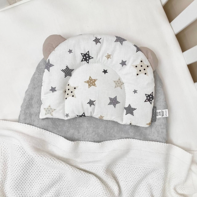 Cearsaf pentru carucior bebe copii impermeabil, Marble gri (4)
